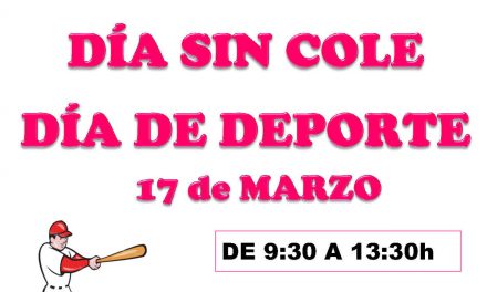 17 de marzo: día sin cole, día de deporte