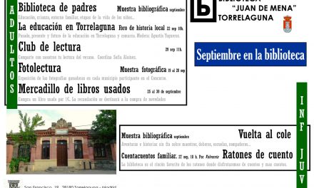 Septiembre en la Biblioteca de Torrelaguna