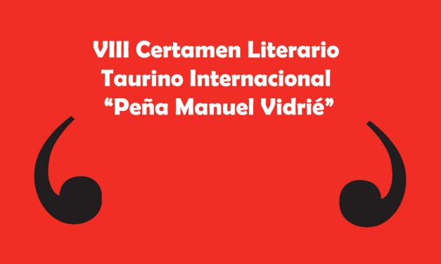 Obra ganadora del VIII Certamen Literario Taurino