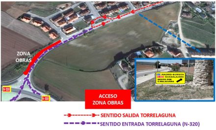Desvíos de tráfico por construcción de glorieta