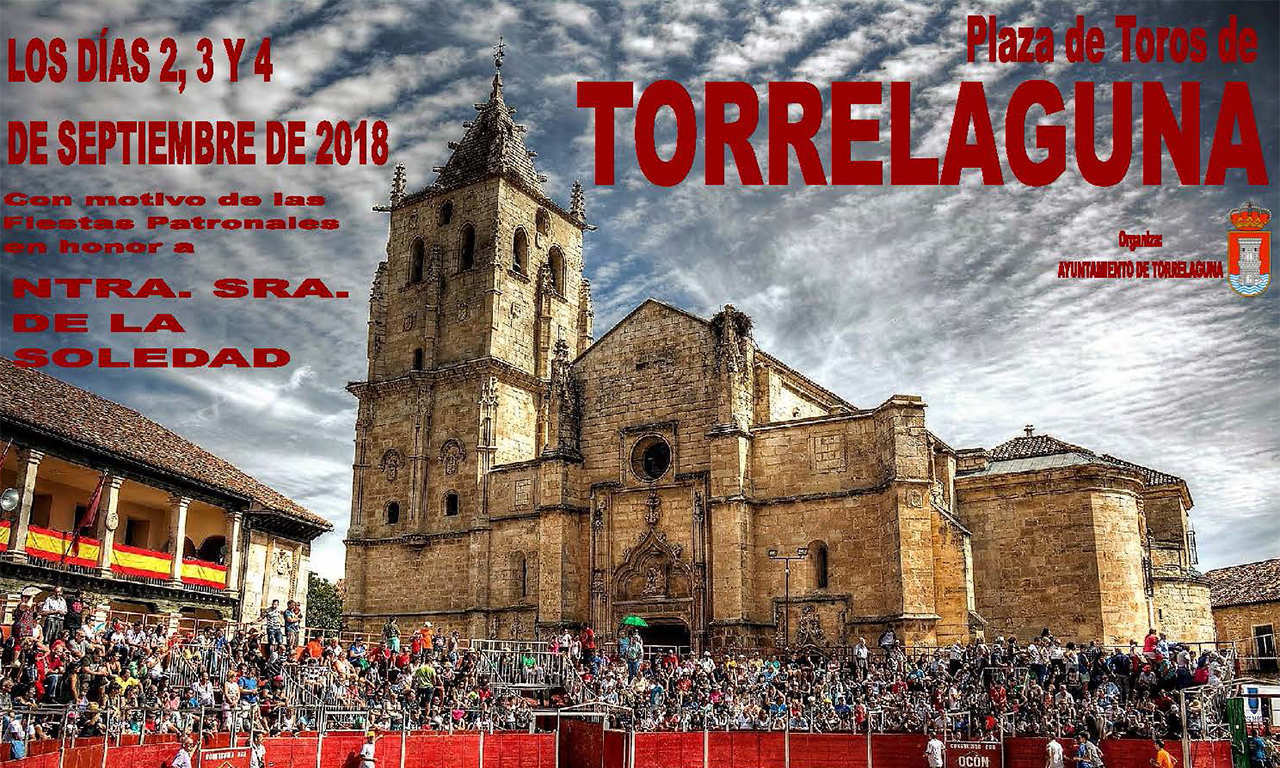 Cartel Taurino De Las Fiestas Locales Torrelaguna 2018