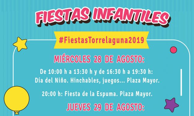 Actos Infantiles Fiestas Torrelaguna 2019