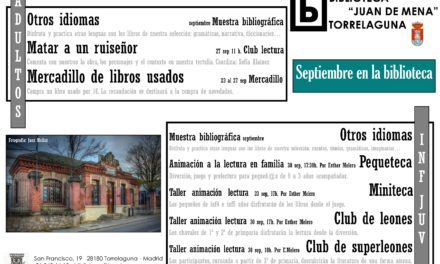 Programación Septiembre Biblioteca