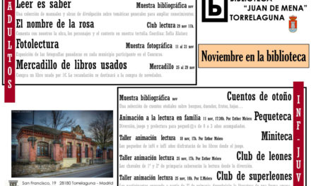Programación de la Biblioteca, noviembre 2019