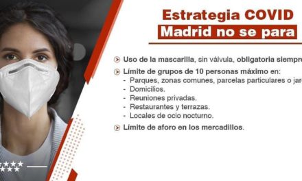 Nuevas medidas de la Comunidad de Madrid ante el COVID-19