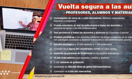 Curso 2020/2021 – La  Comunidad de Madrid anuncia el programa de vuelta segura a las aulas