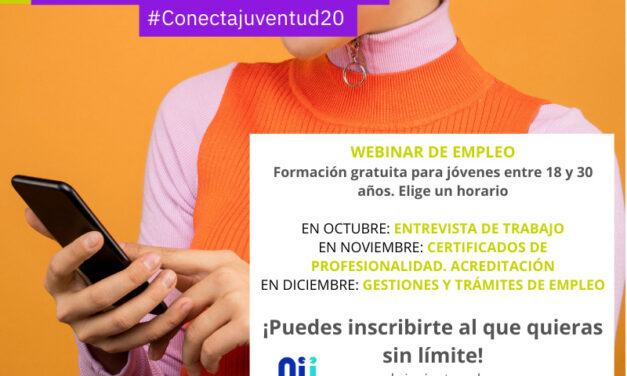 Webinar de empleo Conecta Juventud 2.0 Madrid