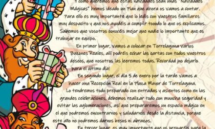 Carta de Sus Majestades los Reyes Magos de Oriente