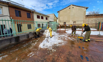 Accesos exteriores e interiores al CEIP Cardenal Cisneros y Escuela Infantil prácticamente despejados