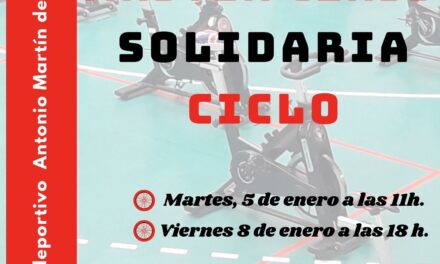 Master Class de Ciclo Solidaria en el Polideportivo