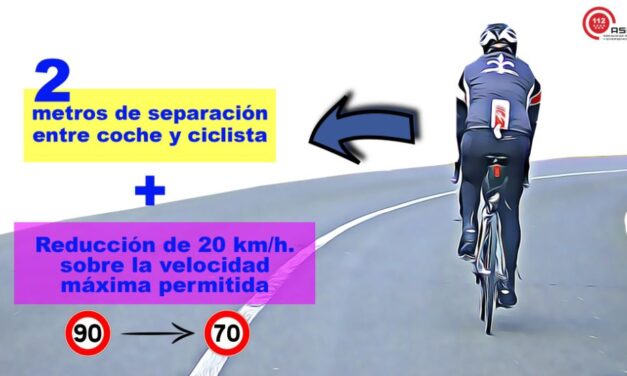 La DGT ha modificado las normas para adelantar a los ciclistas en la carretera