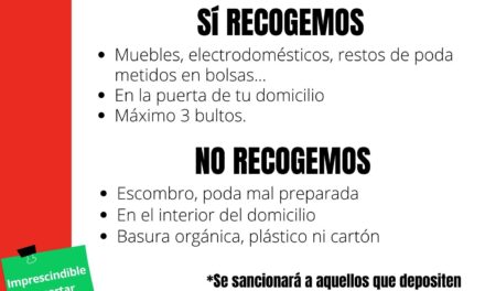 El Ayuntamiento de Torrelaguna ofrece el Servicio de recogida de muebles y enseres a particulares “Puerta a Puerta” 