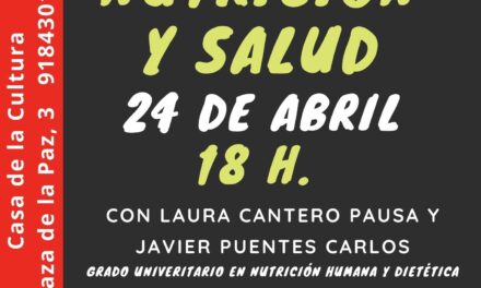 24 de abril – Seminario de Nutrición y Salud en la Casa de la Cultura