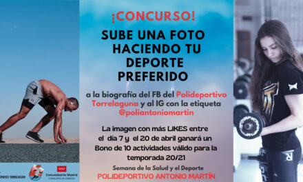Concurso en las Redes Sociales del Polideportivo Antonio Martín