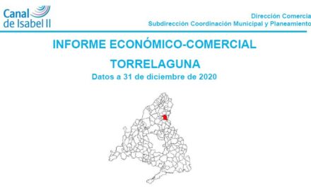 CANAL DE ISABEL II. Informe económico-comercial Torrelaguna