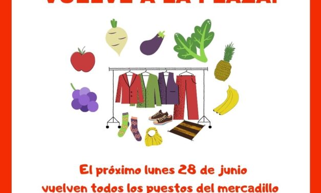 El mercadillo semanal vuelve a su ubicación original