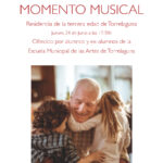 “Momento musical” en la residencia de mayores de Torrelaguna