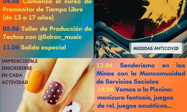 Actividades del Aula Joven del mes de junio