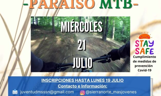 Actividades para los jóvenes de la Sierra Norte en julio