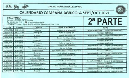 ITV en Torrelaguna – Campaña agrícola