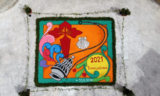 Los alfombristas de Torrelaguna participarán en la elaboración de una alfombra de flores en la Catedral de la Almudena