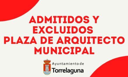 Convocatoria plaza de Arquitecto municipal: Admitidos y excluidos, nombramiento de tribunal