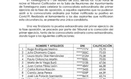 CONVOCATORIA PLAZA DE ARQUITECTO (A1) para el Ayuntamiento de Torrelaguna