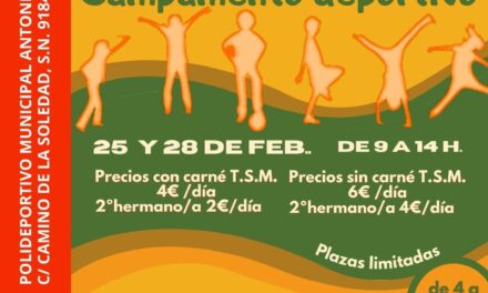 Días sin cole en el Polideportivo