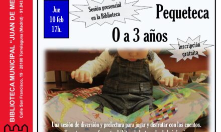 Pequeteca en la Biblioteca, febrero 2022