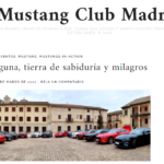 Visita de la Asociación Cultural Mustang Club Madrid a Torrelaguna
