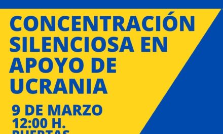 Concentración silenciosa en apoyo a Ucrania