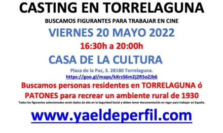 Casting en Torrelaguna figurantes