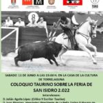 Coloquio taurino sobre la Feria de San Isidro 2022