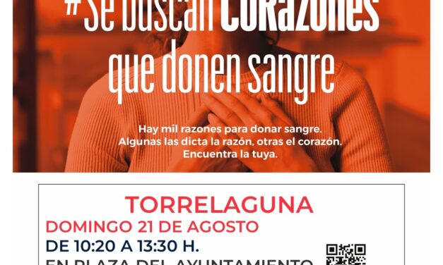 El próximo domingo 21 de agosto tienes una cita con la Solidaridad porque #SeBuscanCorazones que donen sangre
