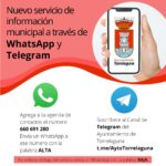 El Ayuntamiento de Torrelaguna amplía sus canales de información a la ciudadanía a través de WhatsApp y Telegram