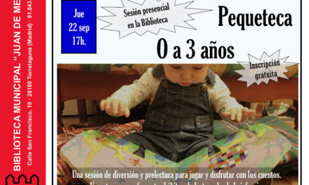 Pequeteca en la Biblioteca, septiembre 2022