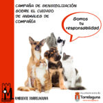 Campaña de sensibilización sobre el cuidado de animales de compañía
