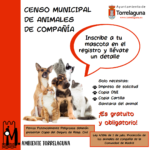 Inscribe a tu mascota en el Censo Municipal de Animales de Compañía del Ayuntamiento de Torrelaguna