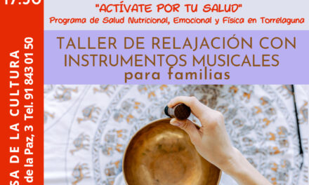 Taller de relajación con instrumentos musicales para familias