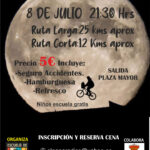 II Marcha Nocturna organizada por la Escuela de Ciclismo Infantil de Torrelaguna