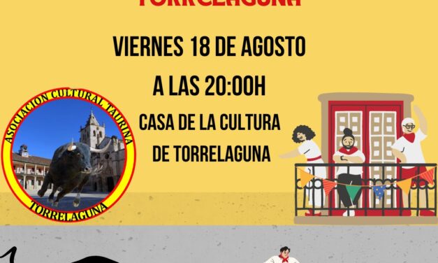 Asociación Cultural Taurina de Torrelaguna, presentación del II toro en las Fiestas Patronales 2023