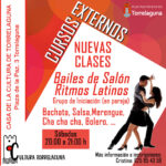 Nuevos cursos externos en la Casa de la Cultura de BAILES DE SALÓN Y LATINOS