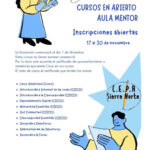 Cursos online GRATUITOS de Aula Mentor en el CEPA Sierra Norte de Torrelaguna