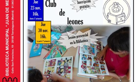 Actividades en la Biblioteca, noviembre 2023