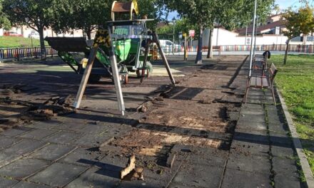 Cerrado temporalmente el Parque sito. en la Avda. de Madrid (Parque azul)