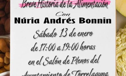 Sábado 13 de enero: Taller “Breve historia de la alimentación”