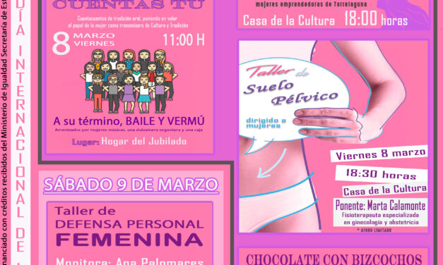 Actividades Día Internacional de la Mujer en Torrelaguna 2024