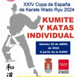 Sábado 20 de abril: XXIV Copa de España de Kárate Wado Ryu