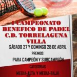I Campeonato Benéfico de Pádel Torrelaguna