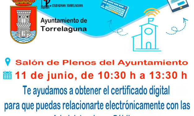 Obtén el Certificado Digital en Torrelaguna